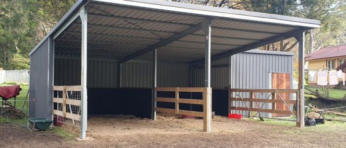 horse farm sheds